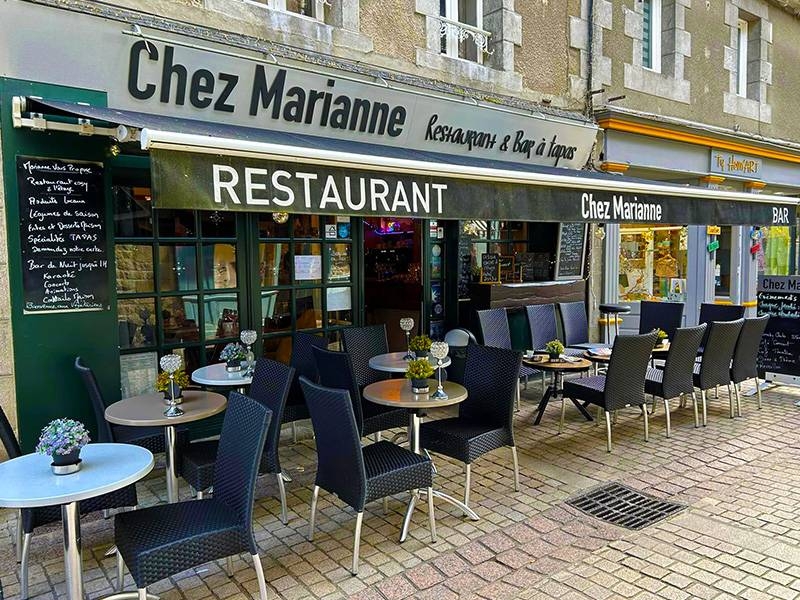 Chez Marianne - restaurant PAIMPOL - Restaurant terrasse Paimpol