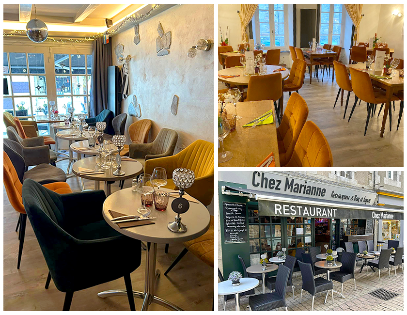 Le restaurant - Chez Marianne - restaurant PAIMPOL - meilleur restaurant PAIMPOL